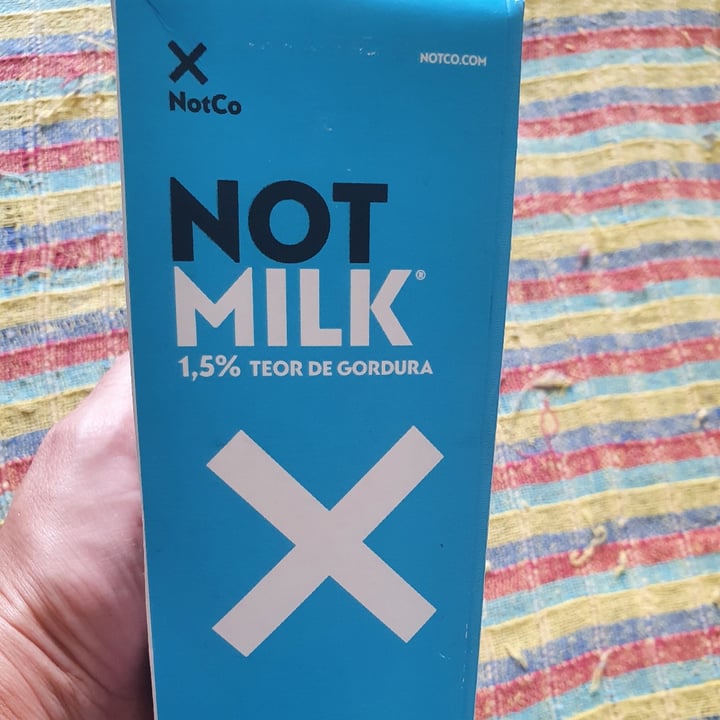 photo of NotCo Not Milk 1.5% Teor De Gordura shared by @flavia27 on  29 Jul 2022 - review