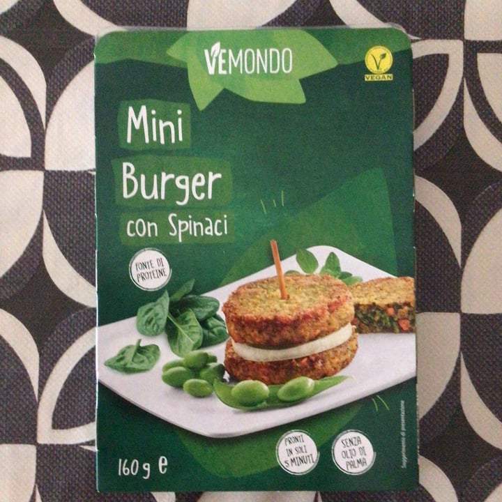 review photo of Vemondo Mini burger con spinaci shared by @alefara on 14 Apr 2022 - review