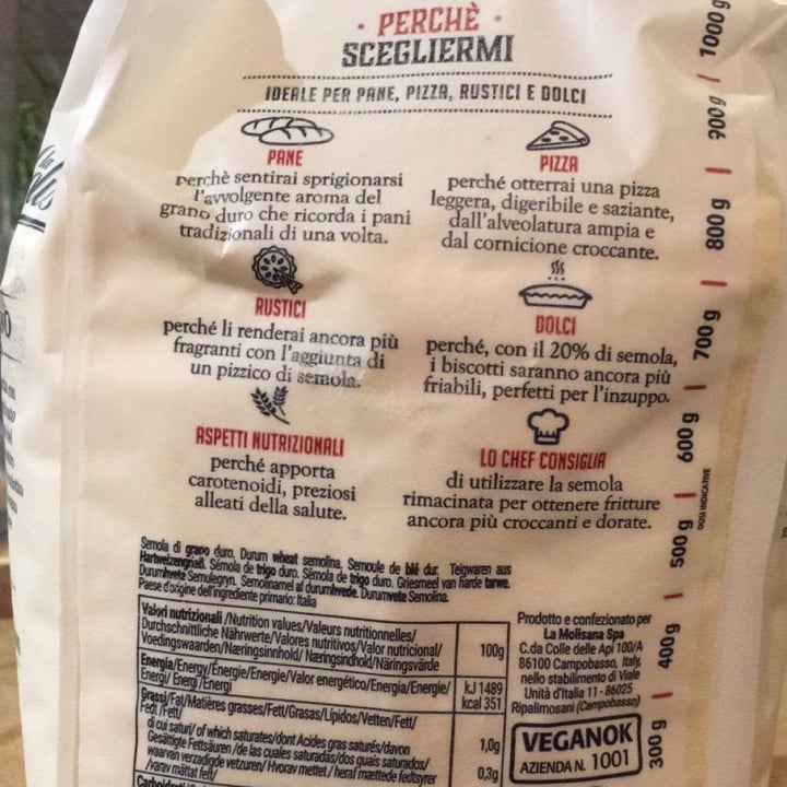 review photo of La Molisana Semola rimacinata di solo grano italiano shared by @enrico on 25 Apr 2021 - review