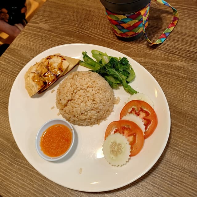 Foto do prato “Chicken Rice”