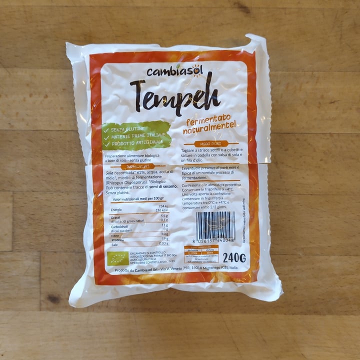 photo of Cambiasol Tempeh shared by @iglooo on  03 Aug 2022 - review