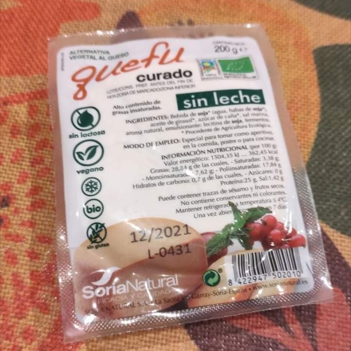 photo of Soria Natural Quefu curado shared by @ranaverde on  06 Mar 2021 - review