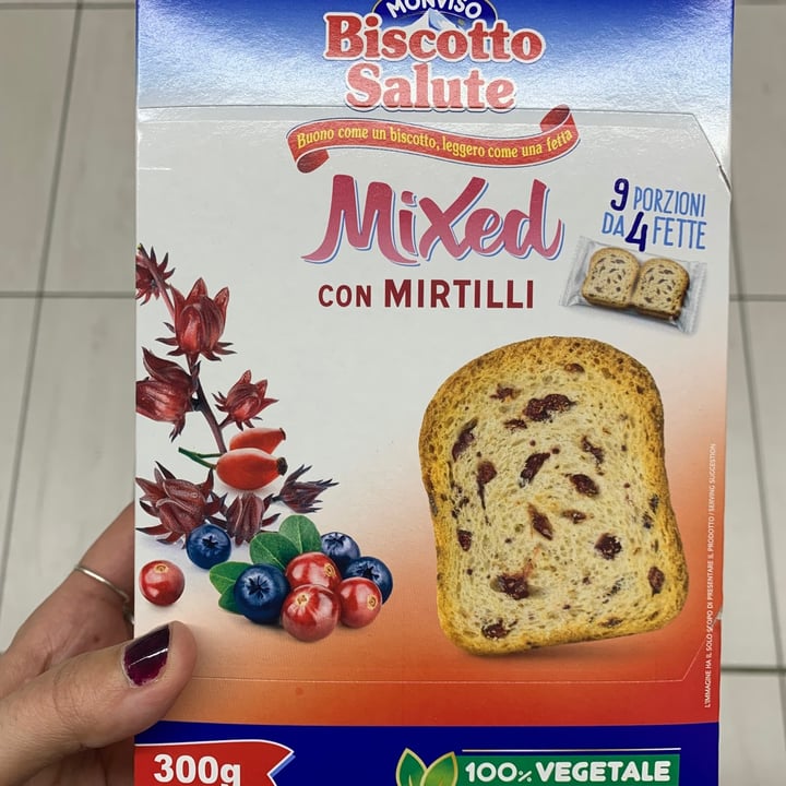photo of Monviso Biscotto Salute Mixed Con Mirtilli shared by @aleglass on  29 Apr 2021 - review