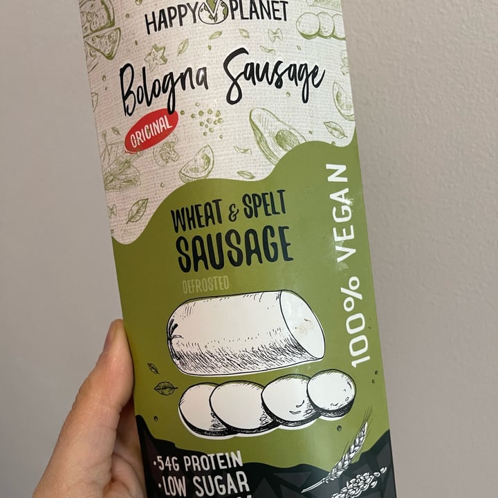 photo of Happy V Planet Bologna sausage wheat & Spelt sausage shared by @silviagoggi on  02 Apr 2022 - review