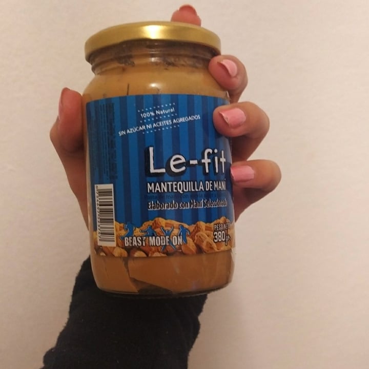 photo of Le-Fit Mantequilla De Mani Cookies and Cream shared by @abruvegan on  07 Aug 2020 - review