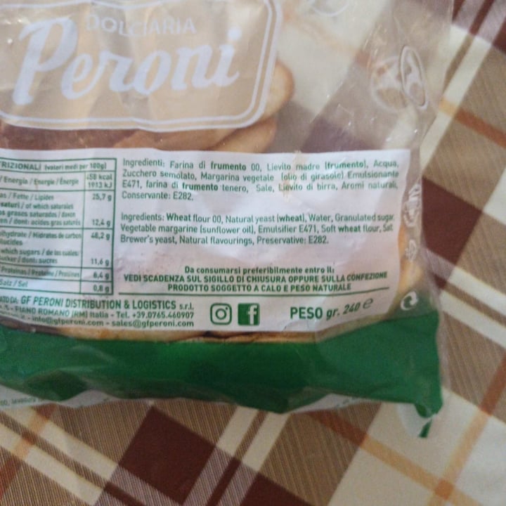 photo of Dolciaria Peroni Cornetti vegani shared by @barb30493 on  17 Sep 2022 - review