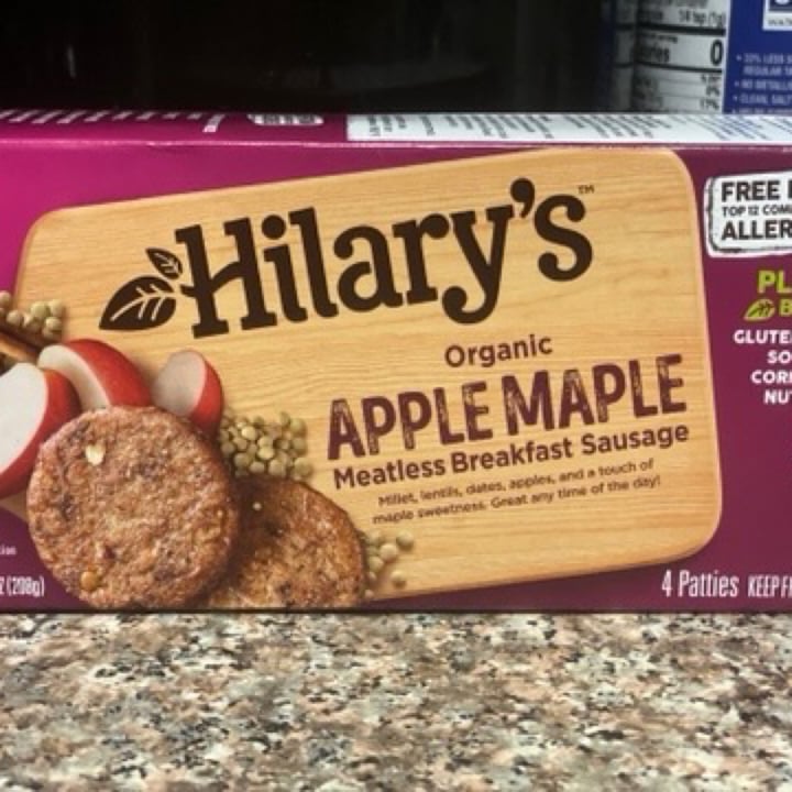 photo of Hilary's Apple Maple Veggie Breakfast Sausage shared by @ggonzalez on  16 May 2020 - review