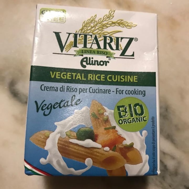 review photo of Vitariz Crema di riso per cucinare shared by @rebeccaveg on 02 Dec 2021 - review