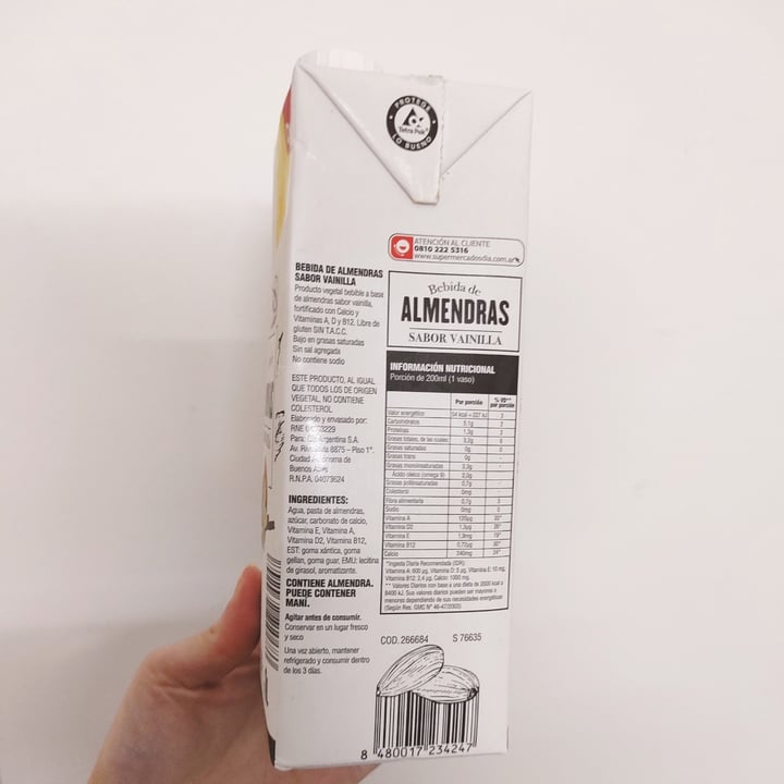 review photo of Dia% Leche De Almendras Sabor Vainilla shared by @poni on 05 Jun 2022 - review