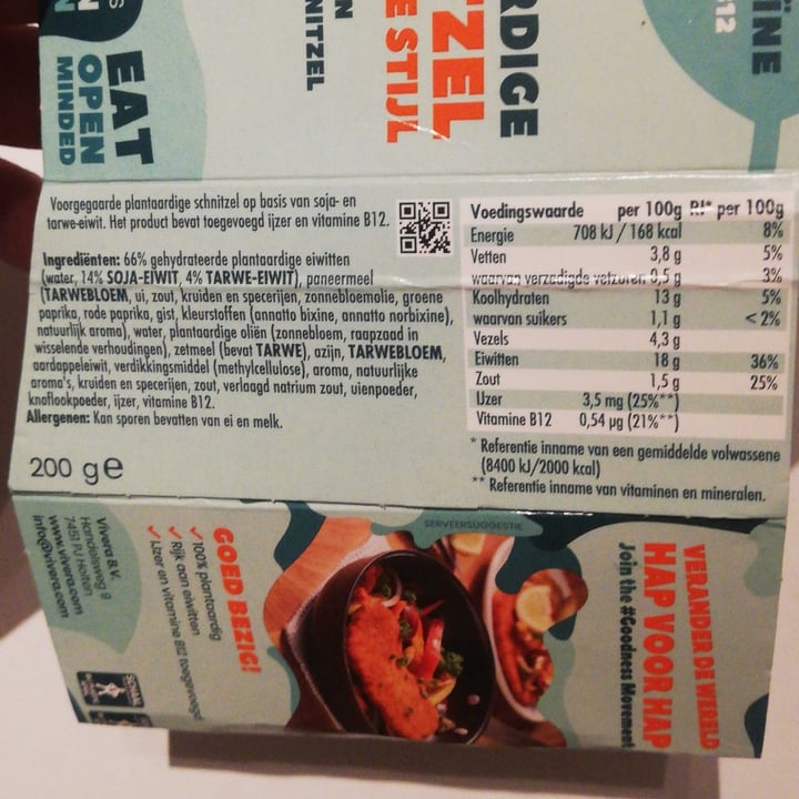 review photo of Vivera schnitzel hongaarse stijl shared by @lindav on 01 Nov 2022 - review