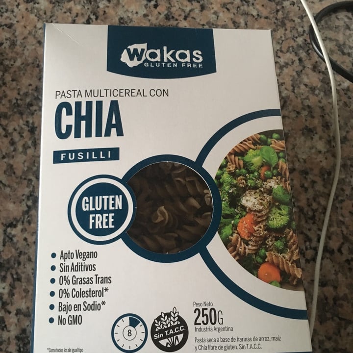 photo of Wakas Pasta Multicereal con Chia shared by @camivaccalluzzo on  12 May 2021 - review