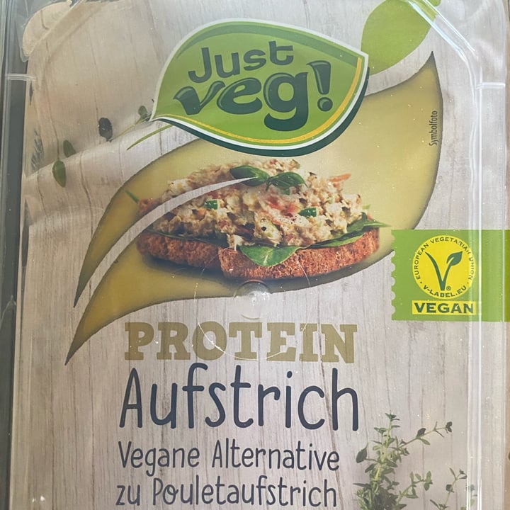 photo of Just Veg! (ALDI Italy) Protein Aufstrich shared by @silviaveg1401 on  27 Jan 2022 - review