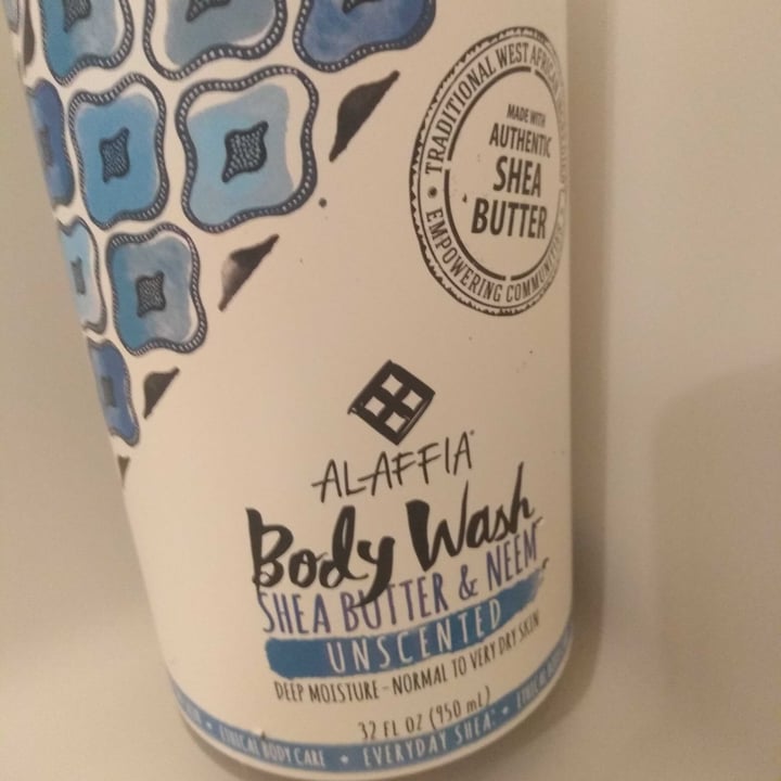 review photo of Alaffia She's butter & been unscented body wash shared by @zannahbear on 24 Jun 2020 - review