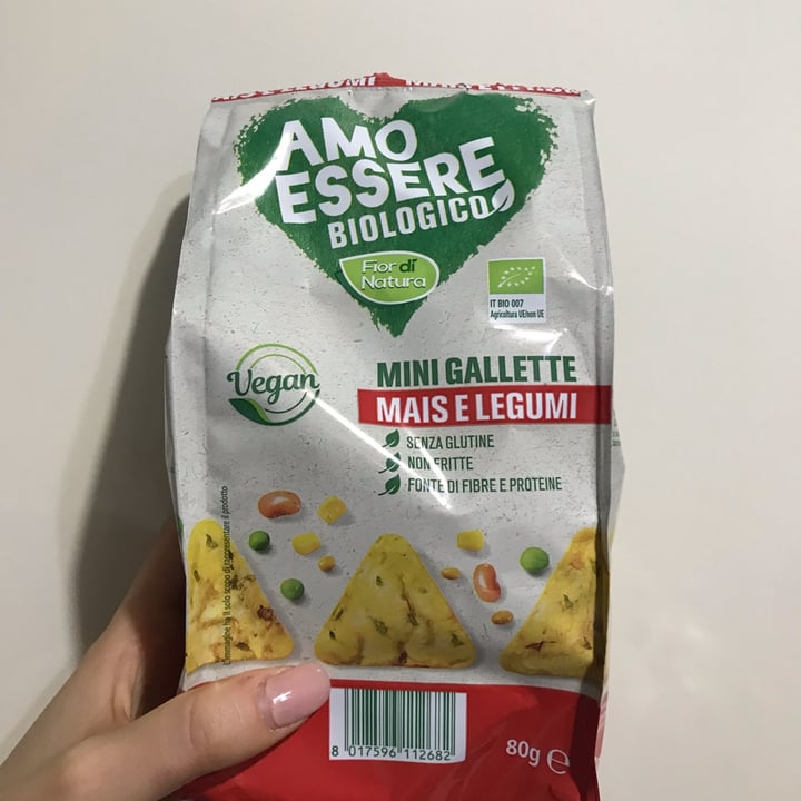 photo of Amo Essere Veg Mini gallette di mais e legumi shared by @francineveg on  01 Nov 2021 - review