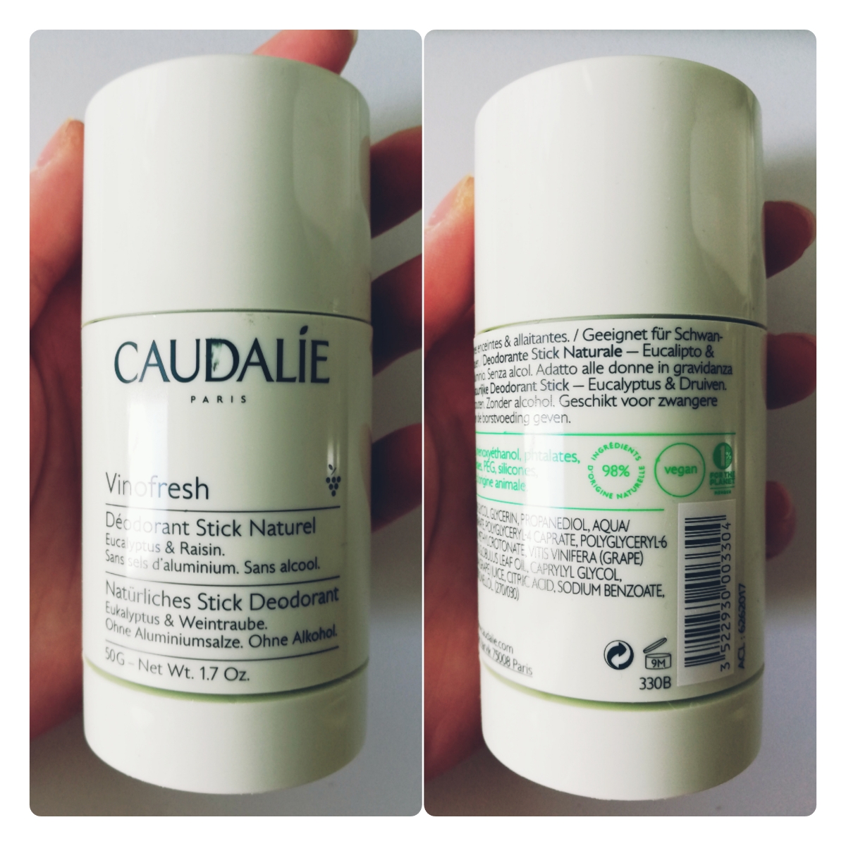 Caudalíe Deodorant stick Naturel Reviews | abillion