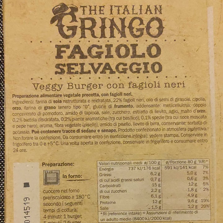 photo of The Italian Gringo Fagiolo selvaggio shared by @elgaeagle on  15 Sep 2022 - review