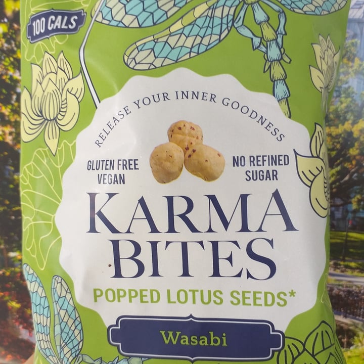 photo of Karma Bites Popped Lotus Seed - Wasabi shared by @klavina on  19 Jun 2021 - review