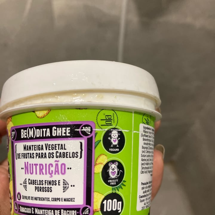 photo of Lola Cosmetics Be(m)dita Ghee Nutrição shared by @cordeirothais on  27 Apr 2022 - review