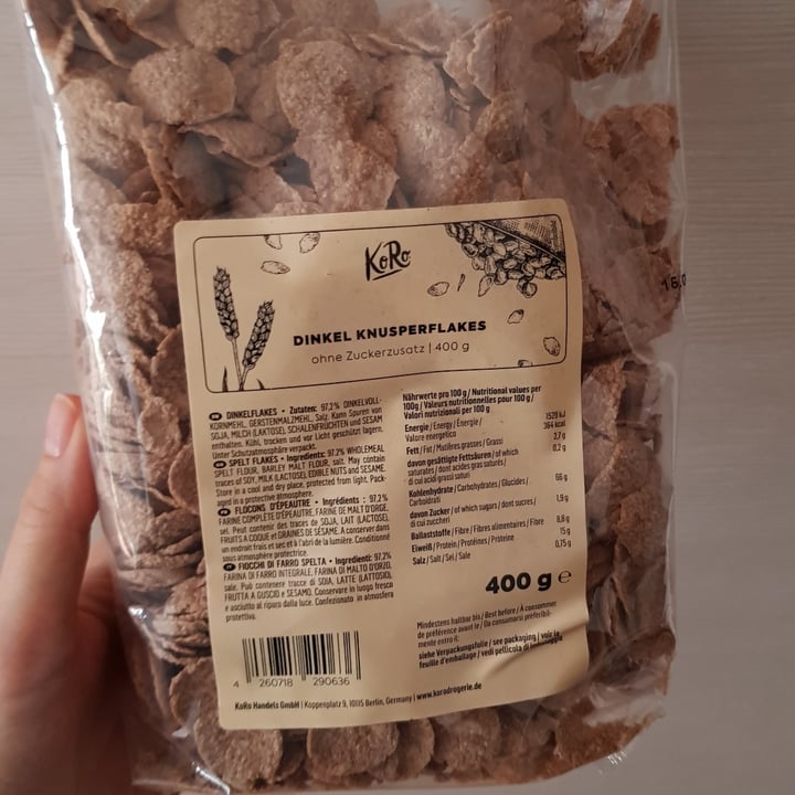 review photo of Koro fiocchi di farro spelta shared by @fedevi on 26 Oct 2022 - review