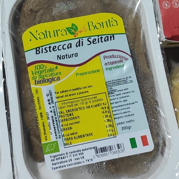 review photo of Natura & Bontà Bistecca di Seitan shared by @pina9717 on 20 Dec 2021 - review