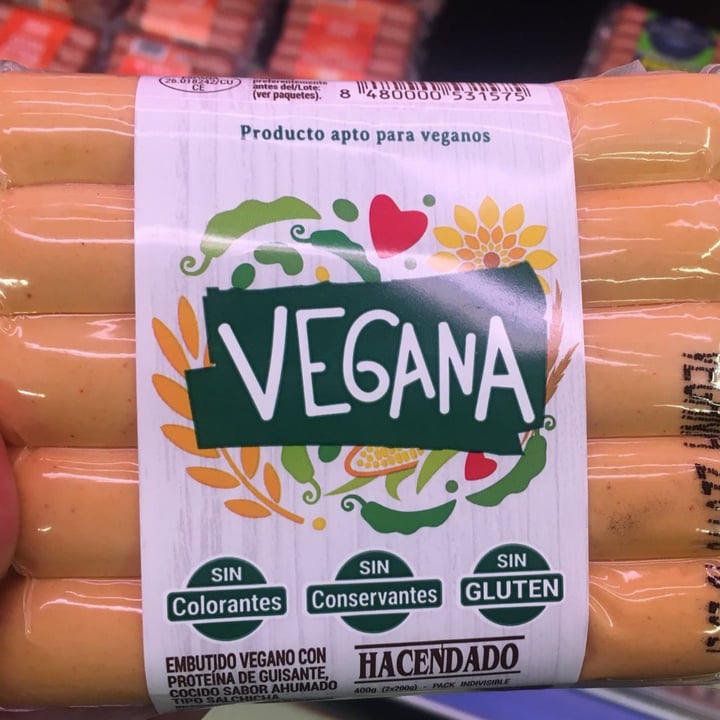 photo of Hacendado Salchichas Vegana shared by @smoochies on  13 Apr 2020 - review