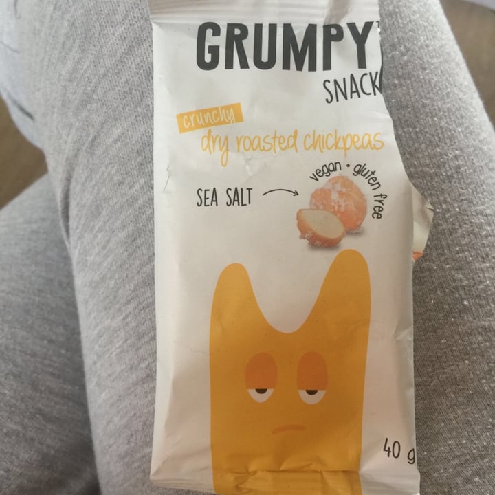 photo of Grumpy Snacks Grumpy snack Sea Salt Roasted Chickpeas shared by @nikkiturck on  25 Aug 2020 - review