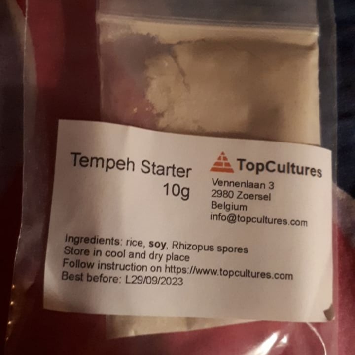 photo of TopCultures Tempeh Starter shared by @eukoalyptus on  03 Dec 2022 - review