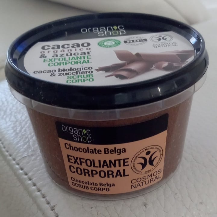 photo of Organic shop cacao biologico e zucchero scrub corpo shared by @nightmarebeforeveg on  08 Feb 2022 - review