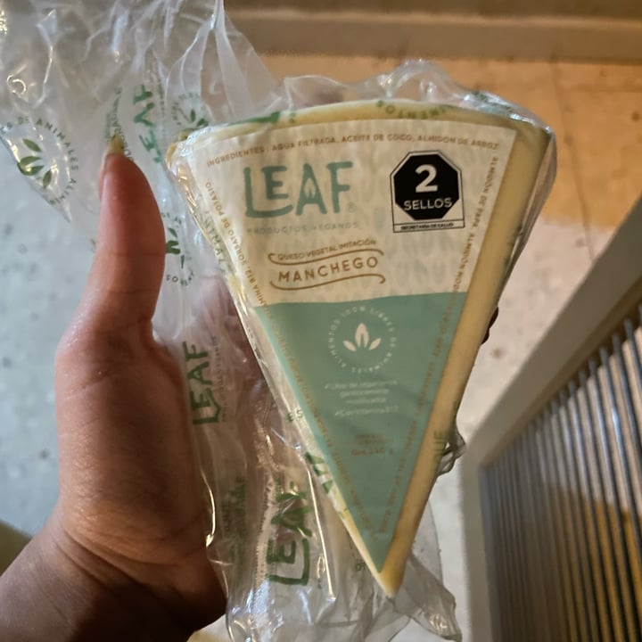 photo of Leaf Queso manchego shared by @beckiesveggies on  27 Dec 2021 - review