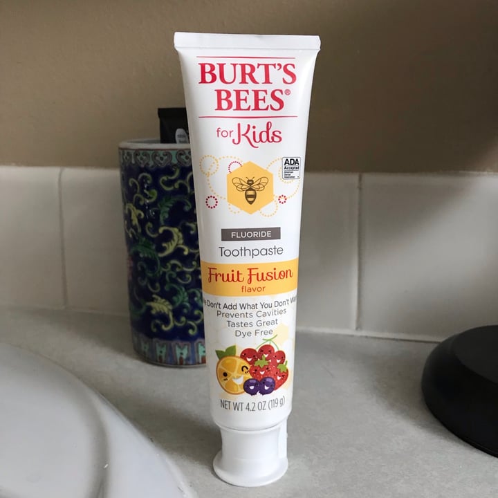 Burt’s Bees For kids fluoride free toothpaste Review abillion