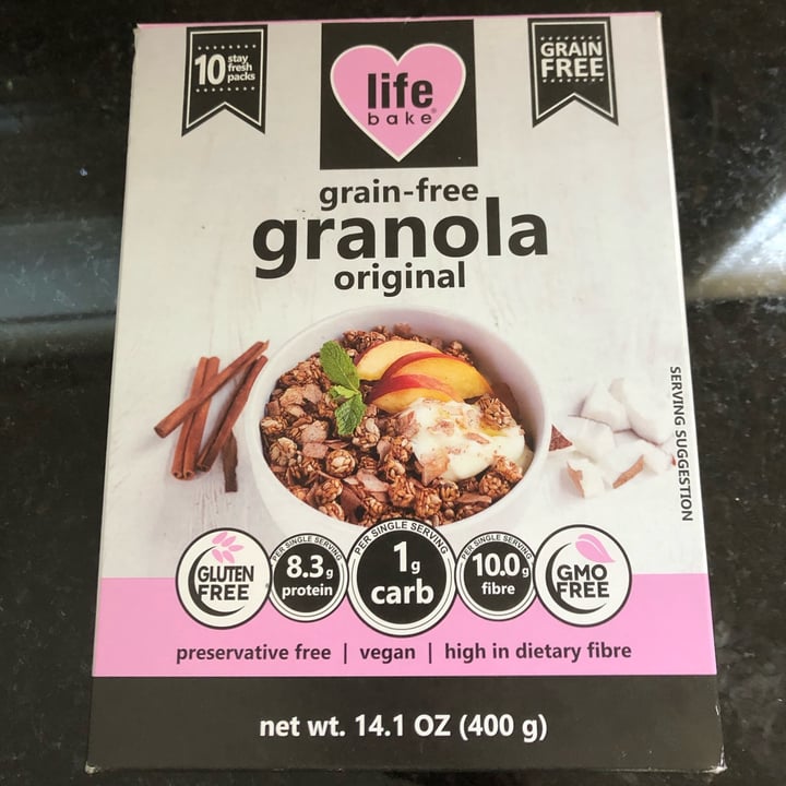 photo of Life bake Grain-free Granola Original shared by @saveg on  11 Jul 2022 - review