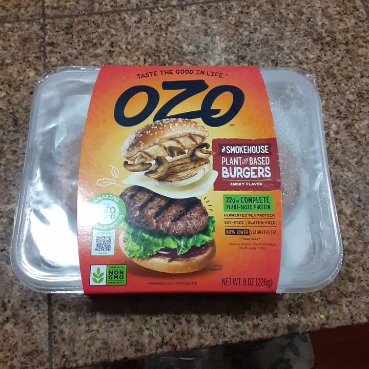 photo of Ozo Plant Based Burger shared by @vegandudeabides on  26 May 2022 - review