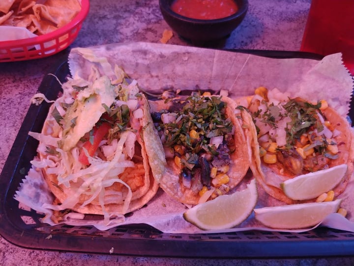 photo of La Mexicana Restaurant Seasoned Corn Truffle And Pumpkin Flower Tacos shared by @etienneiowa on  28 Dec 2019 - review