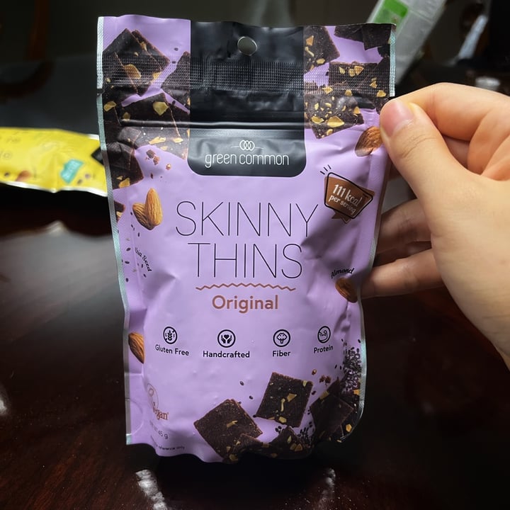 photo of Green Common Skinny Thins (Original) shared by @consciouscookieee on  01 Jan 2022 - review