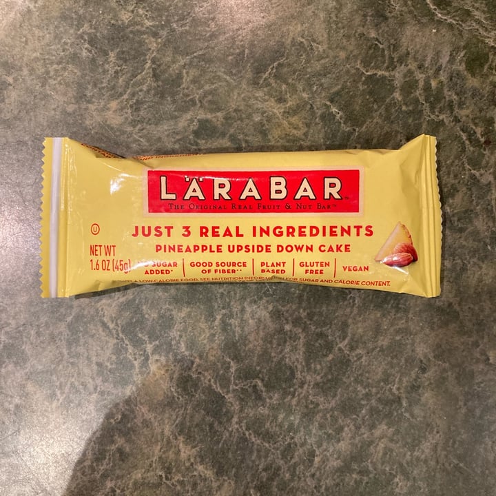 Larabar Pineapple upside down cake food bar Review abillion