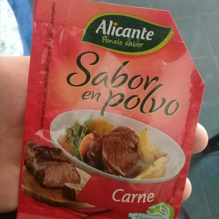 photo of Alicante Sabor en Polvo Carne shared by @ariananoemi on  12 Aug 2020 - review