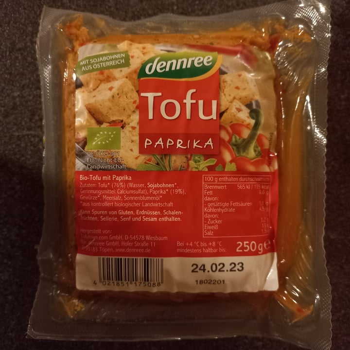 review photo of Dennree tofu paprika shared by @tommasorasom on 21 Sep 2022 - review