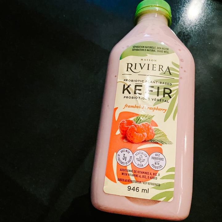photo of Maison Riviera Raspberry Probiotic Plant-Based Kefir shared by @theveganhopper on  04 Feb 2021 - review