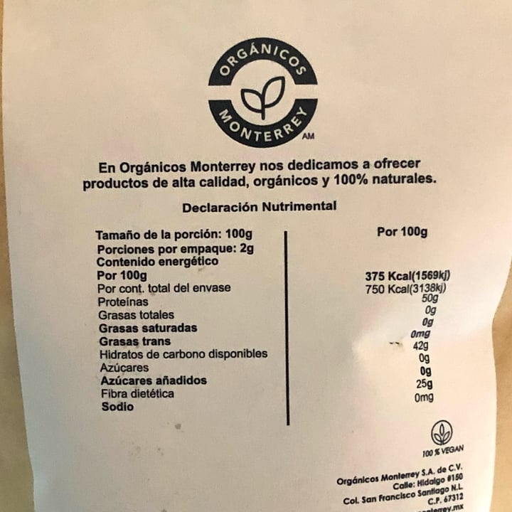 photo of Orgánicos Monterrey Levadura Nutricional shared by @val1309 on  21 Mar 2022 - review