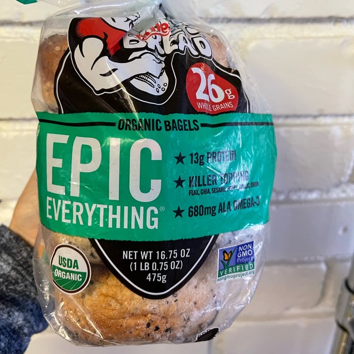 photo of Dave's Killer Bread Epic Everything Bagels shared by @triciaa on  28 Oct 2022 - review