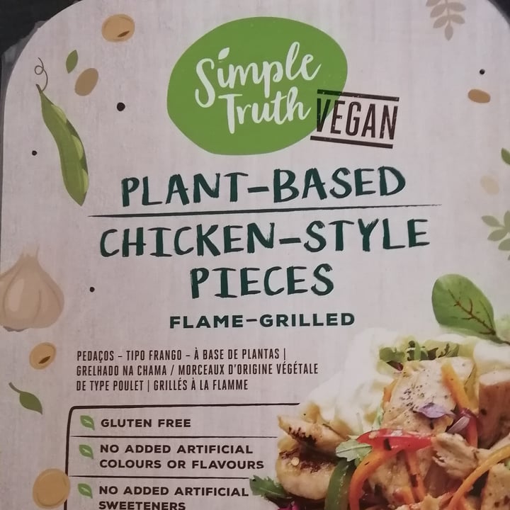 photo of Simple Truth Chicken-style Pieces shared by @veg4 on  07 Oct 2021 - review