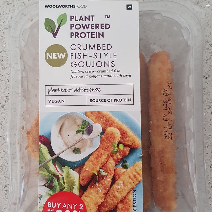 photo of Woolworths Food Crumbed fish-style goujons shared by @aaronjooste on  23 Oct 2021 - review