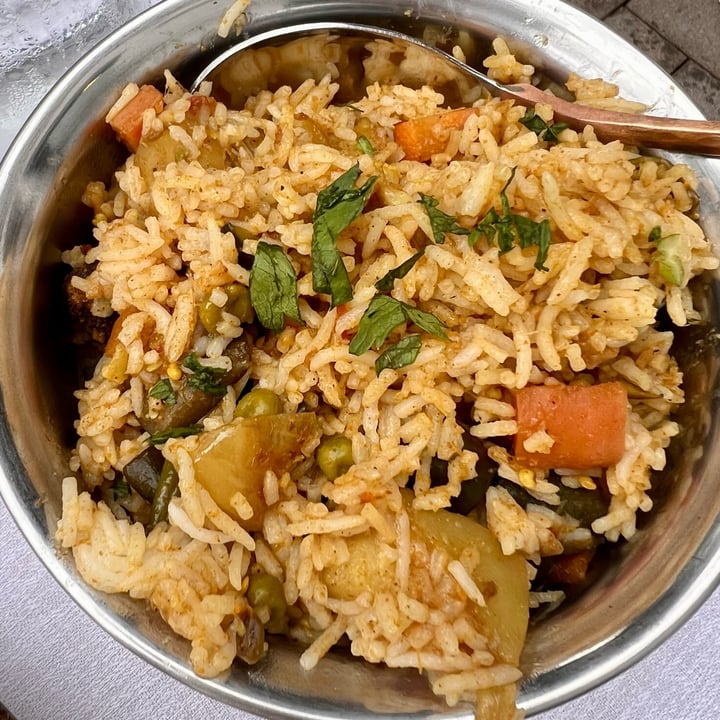review photo of CURCUMA RISTORANTE INDIANO Vegetable Biryani shared by @vittoriatomassini on 07 Aug 2022 - review