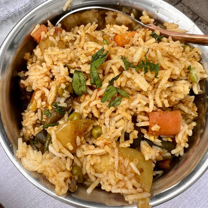 photo of CURCUMA RISTORANTE INDIANO Vegetable Biryani shared by @vittoriatomassini on  07 Aug 2022 - review