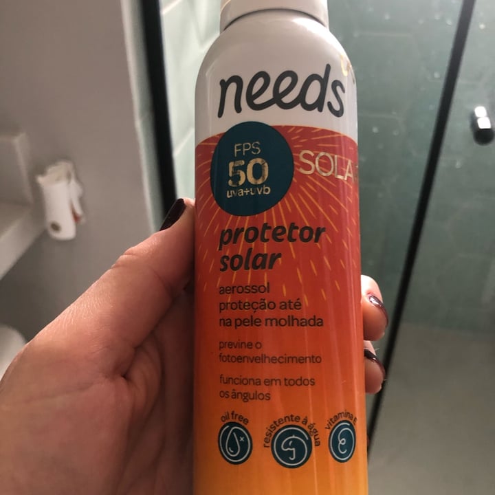 photo of Needs Protetor Solar FPS 50 shared by @giseleschulze on  08 May 2022 - review