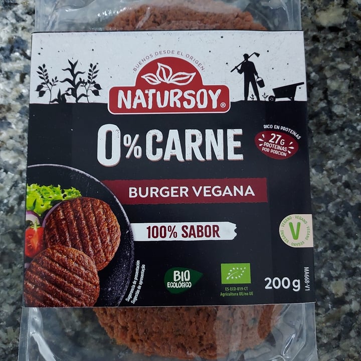 photo of Natursoy Burger Vegana shared by @sabrinamurua on  19 Feb 2022 - review