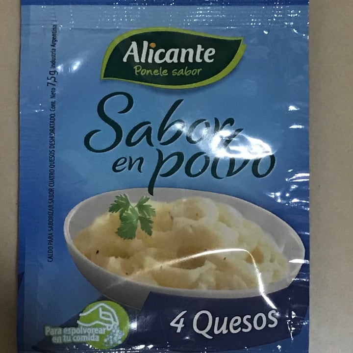 review photo of Alicante Sabor en Polvo 4 Quesos shared by @lalivallejoss on 08 Apr 2021 - review