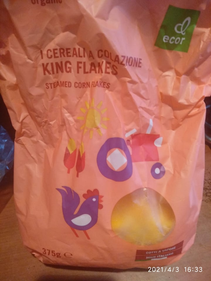photo of Ecor I CEREALI A COLAZIONE KING FLAKES shared by @mami1959 on  03 Apr 2021 - review