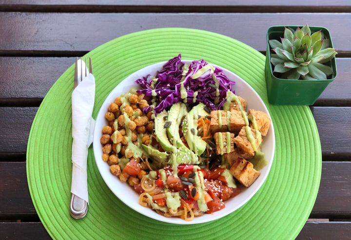photo of Asher's Corner Cafe @ Ashers Farm Sanctuary Buddha Bowl shared by @bronwynpaige on  10 Sep 2019 - review
