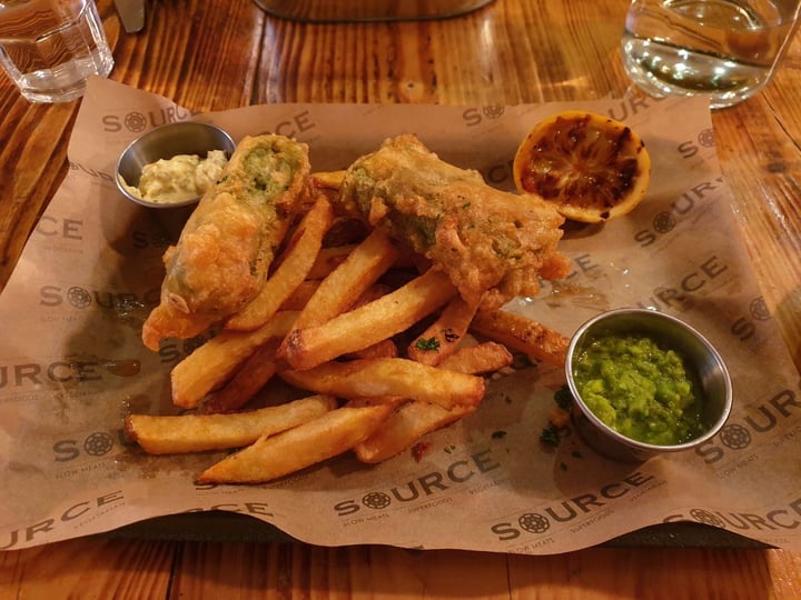 photo of Source Fish And Chips (Tofu) shared by @veganvicki on  05 Jan 2020 - review
